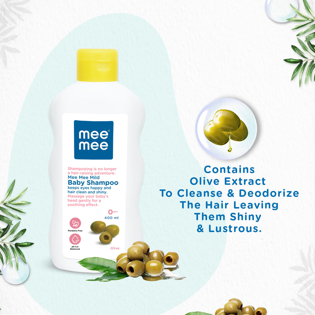 Mee Mee Mild Baby Shampoo with Fruit Extracts (400 ml)