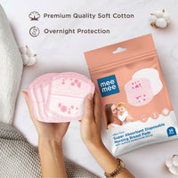 Mee Mee Disposable Nursing & Maternity Breast Pads 36 Pcs | Ultra Thin Honeycomb Pads with Leak Guard | Super Absorbent Soft Cotton | Compact, Leakproof, Skin-Friendly, Breastfeeding Pads for New Moms