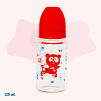 Mee Mee Milk-Safe™ Premium Glass Feeding Bottle with Anti-Colic Teat | 4oz