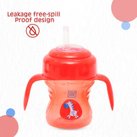 Mee Mee 2 in 1 Spout & Straw Sipper Cup (150 ml) | Anti-Spill Sippy Cup with Soft Silicone Spout & Straw