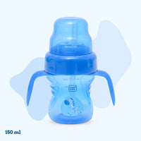 Mee Mee 2 in 1 Spout & Straw Sipper Cup (150 ml) | Anti-Spill Sippy Cup with Soft Silicone Spout & Straw