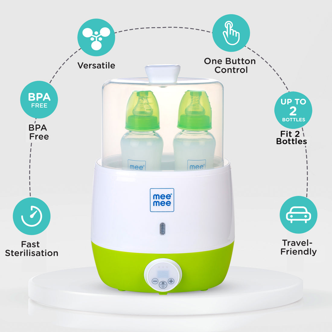 Mee Mee - Travel Friendly Steam Digital Sterilizer