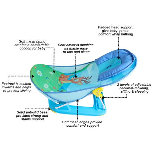 Mee Mee - Baby Bather with Reclining Seat, Stag Design
