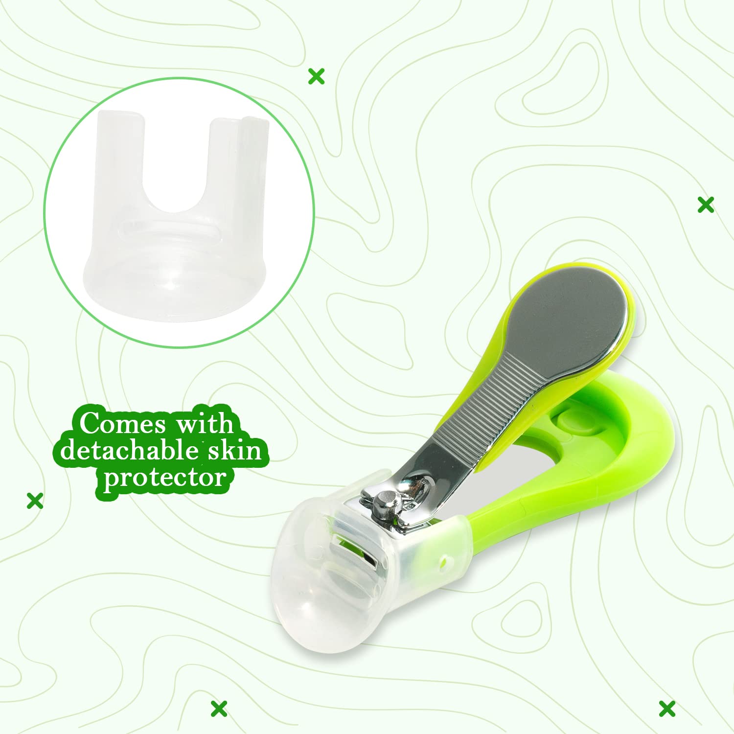 Baby nail clippers with guard discount