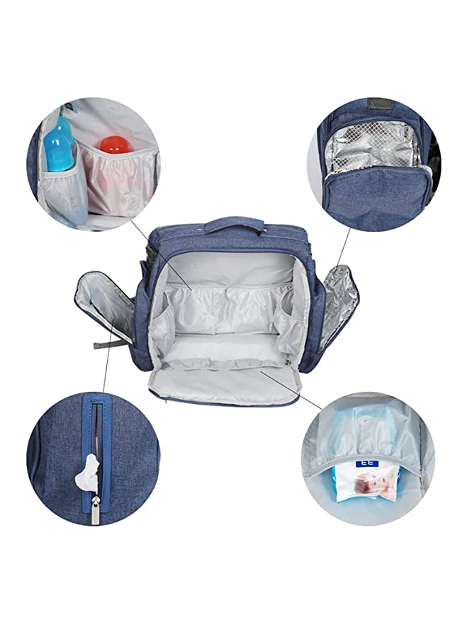 Mee Mee - Diaper Backpack with Inside Bottle Pocket