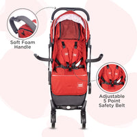 Mee Mee Premium Portable Baby Stroller Pram with Compact Tri-Folding Trolley