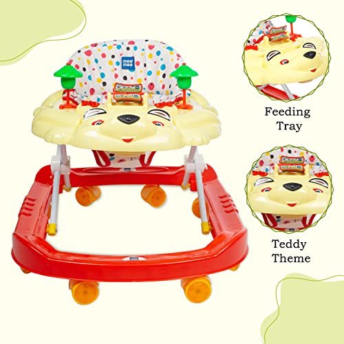 Mee Mee Simple Step Baby Walker with Musical Activity Tray & Attractive Design