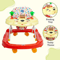 Mee Mee Simple Step Baby Walker with Musical Activity Tray & Attractive Design