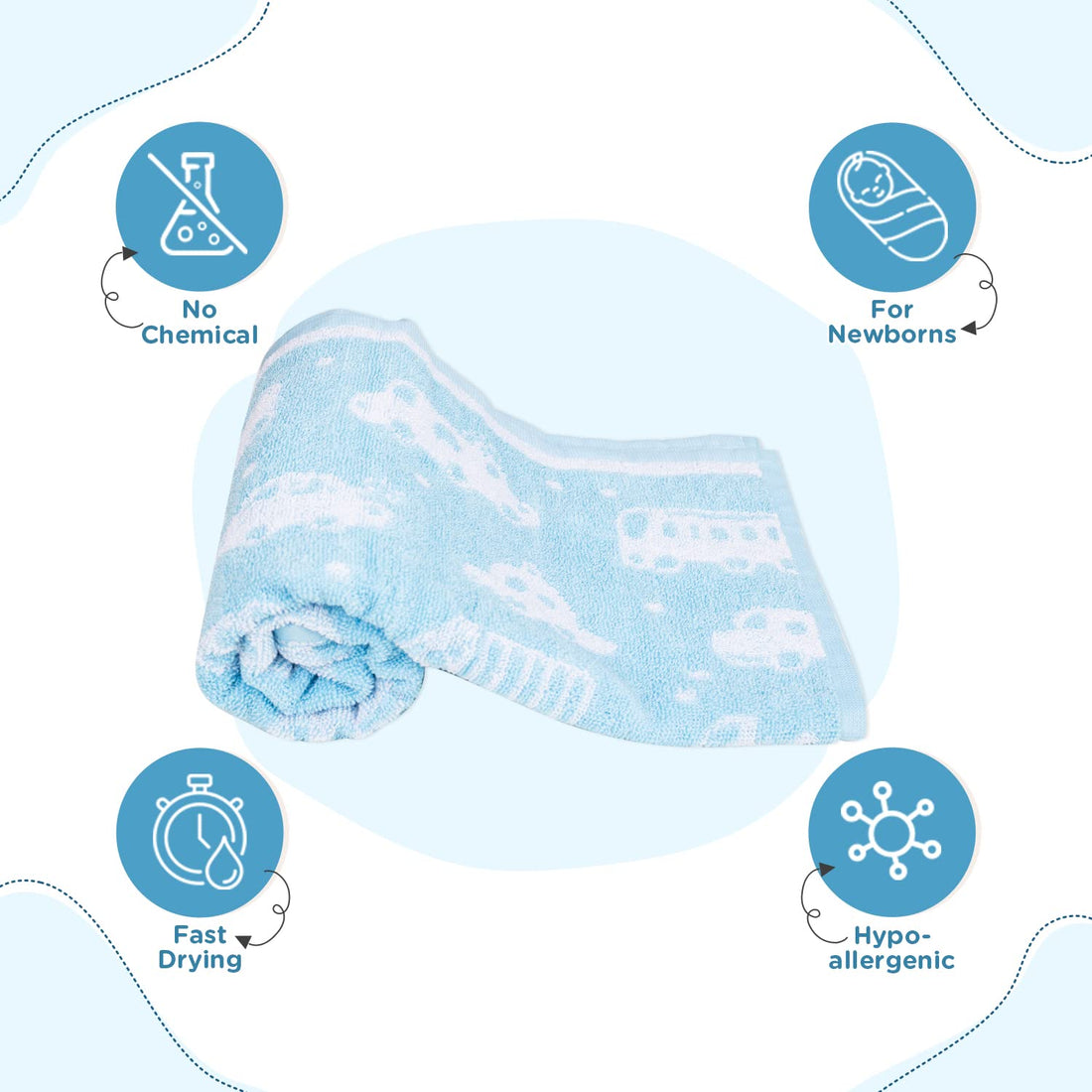 Mee Mee - Hypo-allergenic Baby Towel