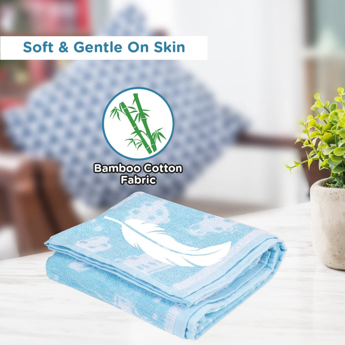 Mee Mee - Baby Towel with Bamboo Cotton Fabric