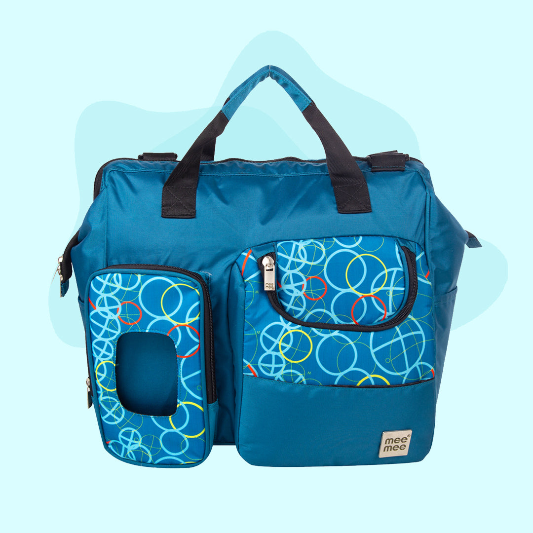Travel Diaper Bag with Multiple Pockets, Multifunctional Bag Mee