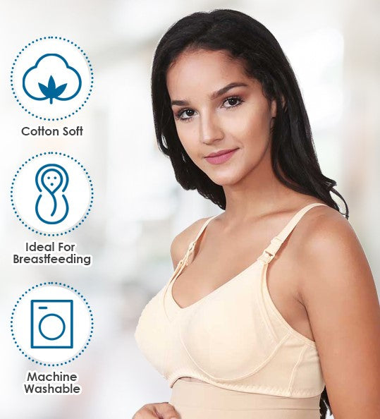 Mee Mee - Maternity Nursing Feeding Bra with Extra-Soft Elastic