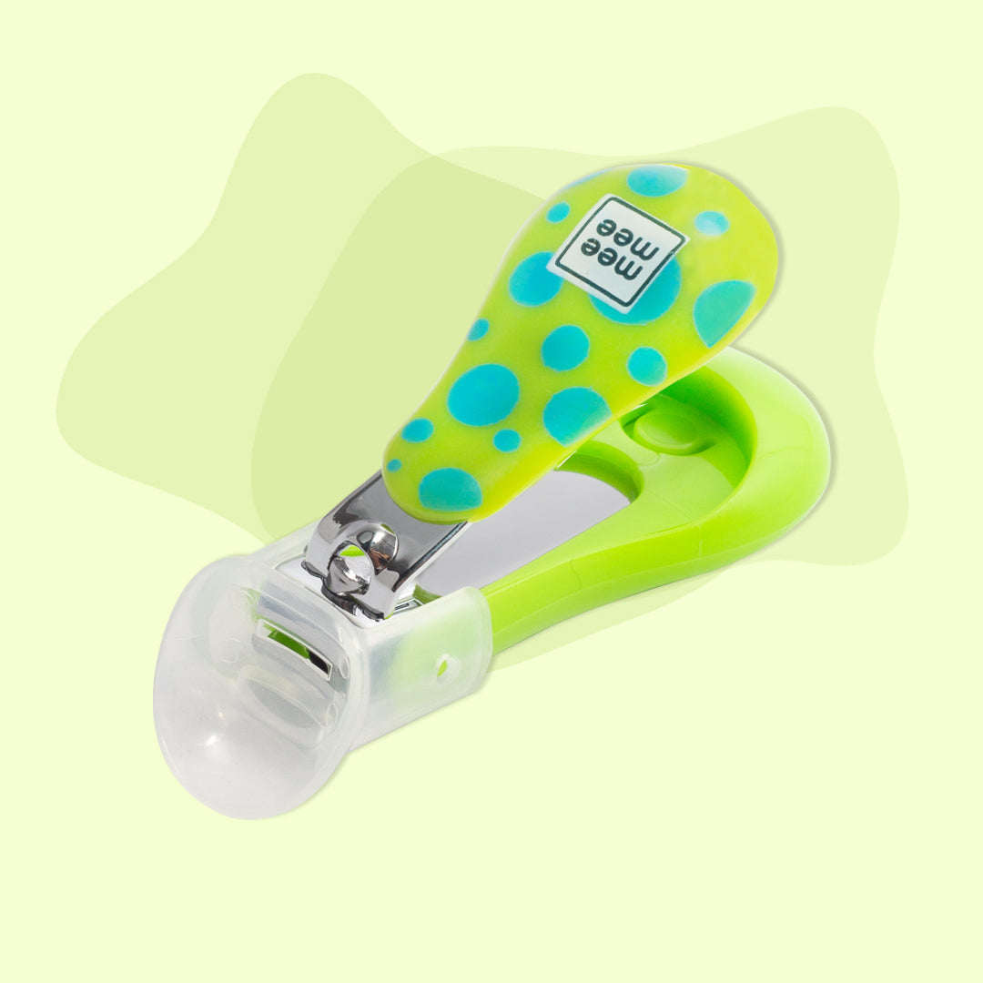Mee Mee Gentle Baby Nail Clipper with Skin Guard Protector Baby Nail Cutter for Soft Baby Nails