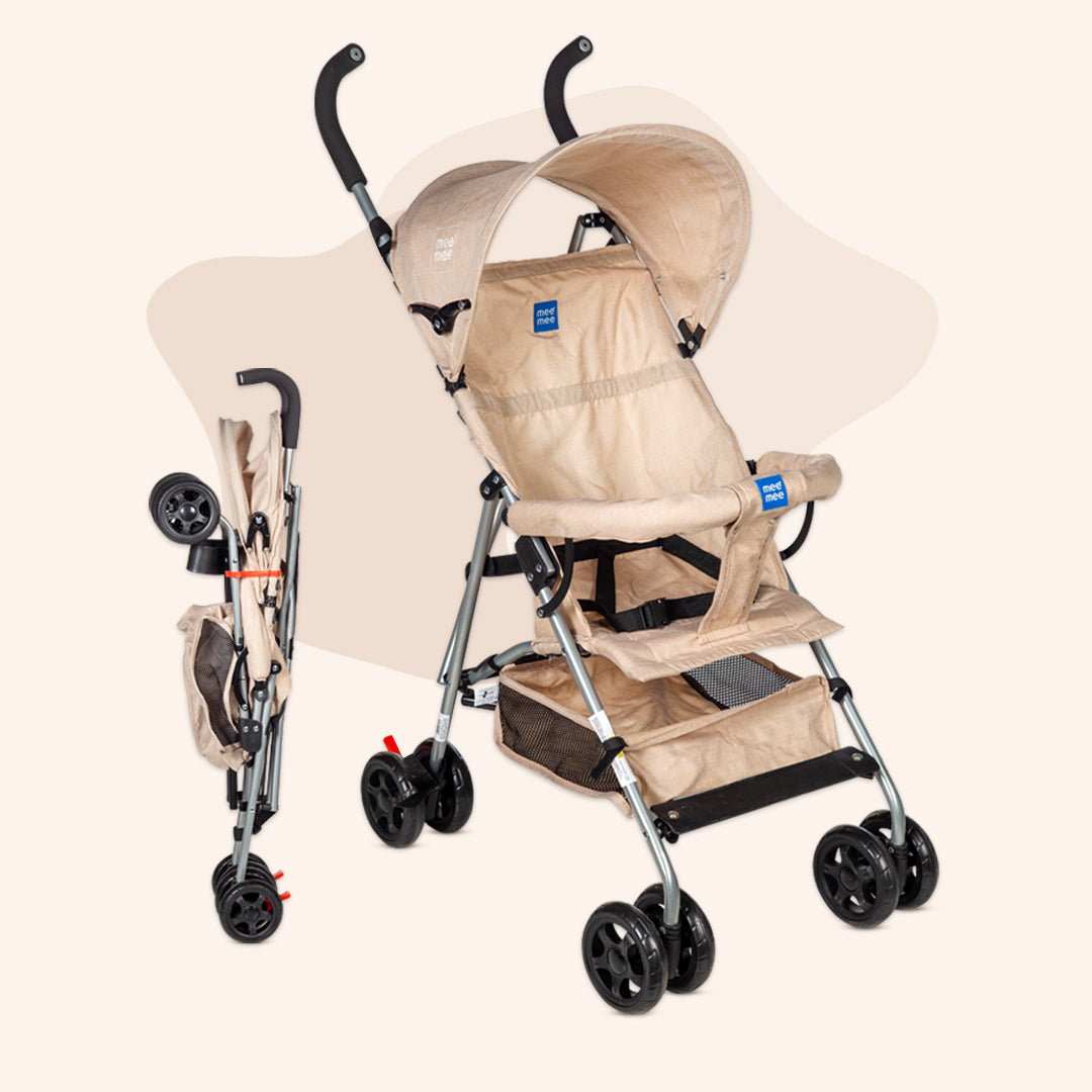 Mee Mee Lightweight Baby Stroller with Compact Folding Airport Friendly Stroller