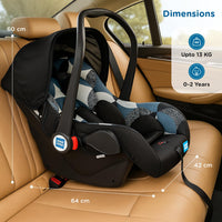 Mee Mee Little Explorer 4-in-1 Baby Car Seat & Carry Cot | Model Name: Little Explorer | Convertible Car Seat, Rocking Chair & Feeding Seat | 0–15 Months (Up to 13 kg)