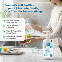 Mee Mee Liquid Cleanser 300 ml | Anti-Bacterial Formula Kills 99.9% Germs | For Bottles, Nipples, Accessories, Toys, Fruits & Vegetables | Alcohol-Free, Dermatologically Tested