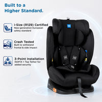 Mee Mee Cruise Care Baby Car Seat for Newborn & Toddler (0–10 Years), Up to 40kg, 360° Side Impact Protection, 5-Point Safety Harness, Adjustable Headrest