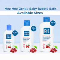 Mee Mee Baby Body Wash | Pk of 1(100ml) With Cherry & Fruit Extracts | Tear-Free Formula | Moisturizes and Soothes Skin | Natural Head to Toe Baby Mild Bubble Bath Dermatologically Tested