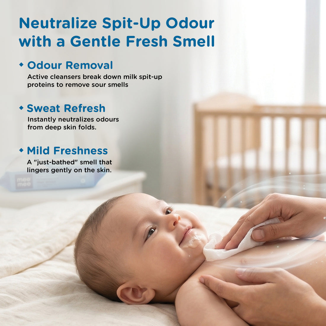 Mee Mee Soft Gentle Baby Wet Wipes | 72 Wipes x Pack of 6-432 | Aloe Vera & Vitamin E | Paraben & Sulphate Free | Cleansing Baby Wipes Combo