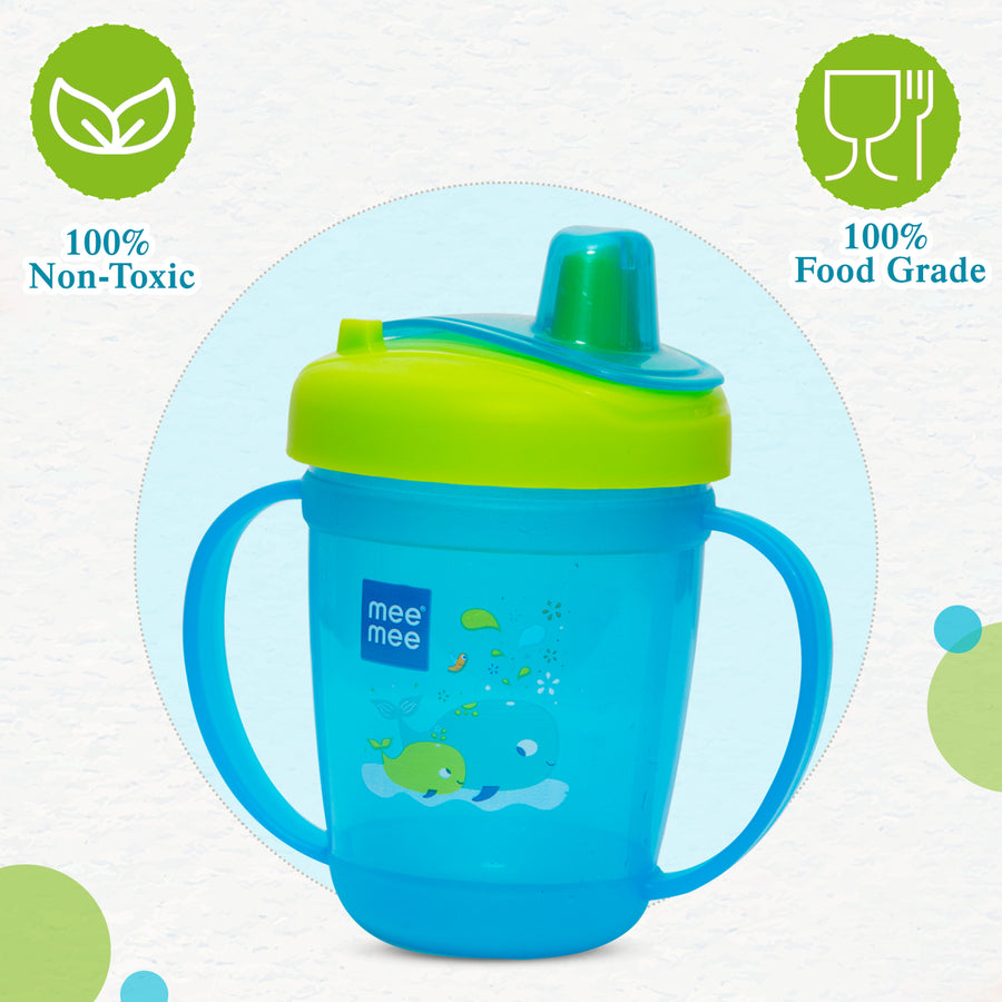 Mee Mee Baby Sipper Cup with Spout (180 ml) | Twin Handle Mug for Kids