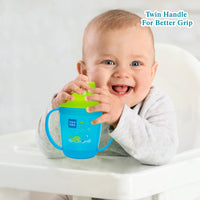 Mee Mee Baby Sipper Cup with Spout (180 ml) | Twin Handle Mug for Kids