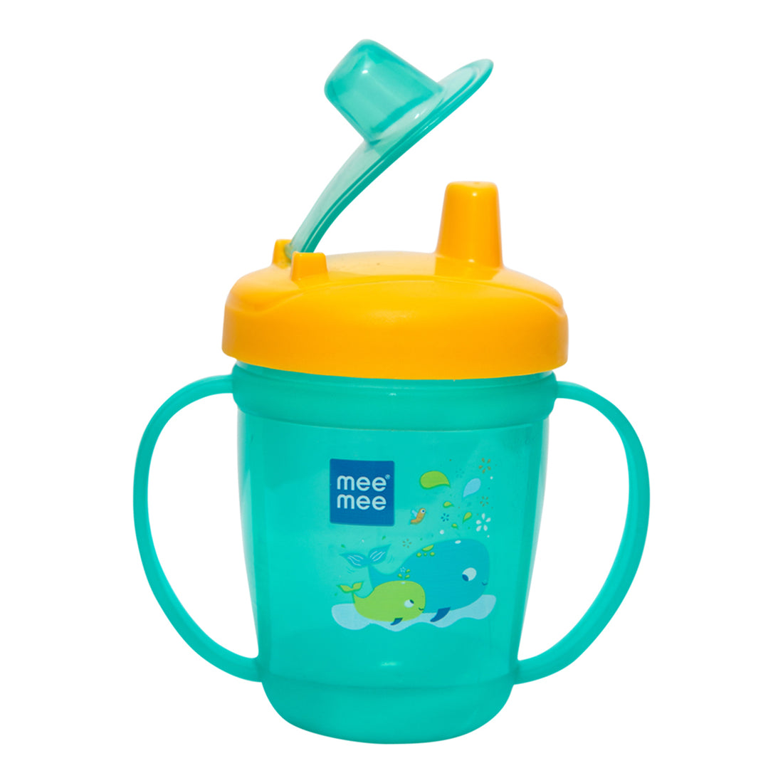 Mee Mee Baby Sipper Cup with Spout (180 ml) | Twin Handle Mug for Kids