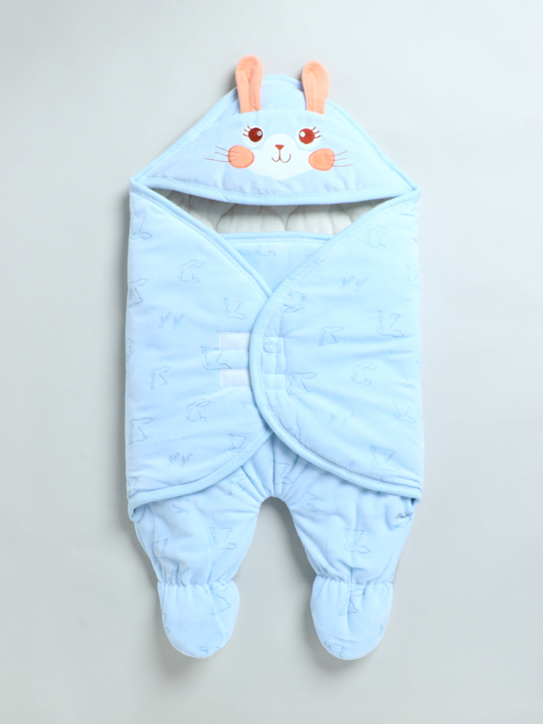 Mee Mee 3-in-1 Baby Wrapper,Swaddle & Carry Nest | Hooded Bag with Legs Covered | Soft Cotton, Breathable, Skin-Friendly | Padded, Tie-Up Straps & Velcro Fastening | Newborn (0–6 Months, Pink)