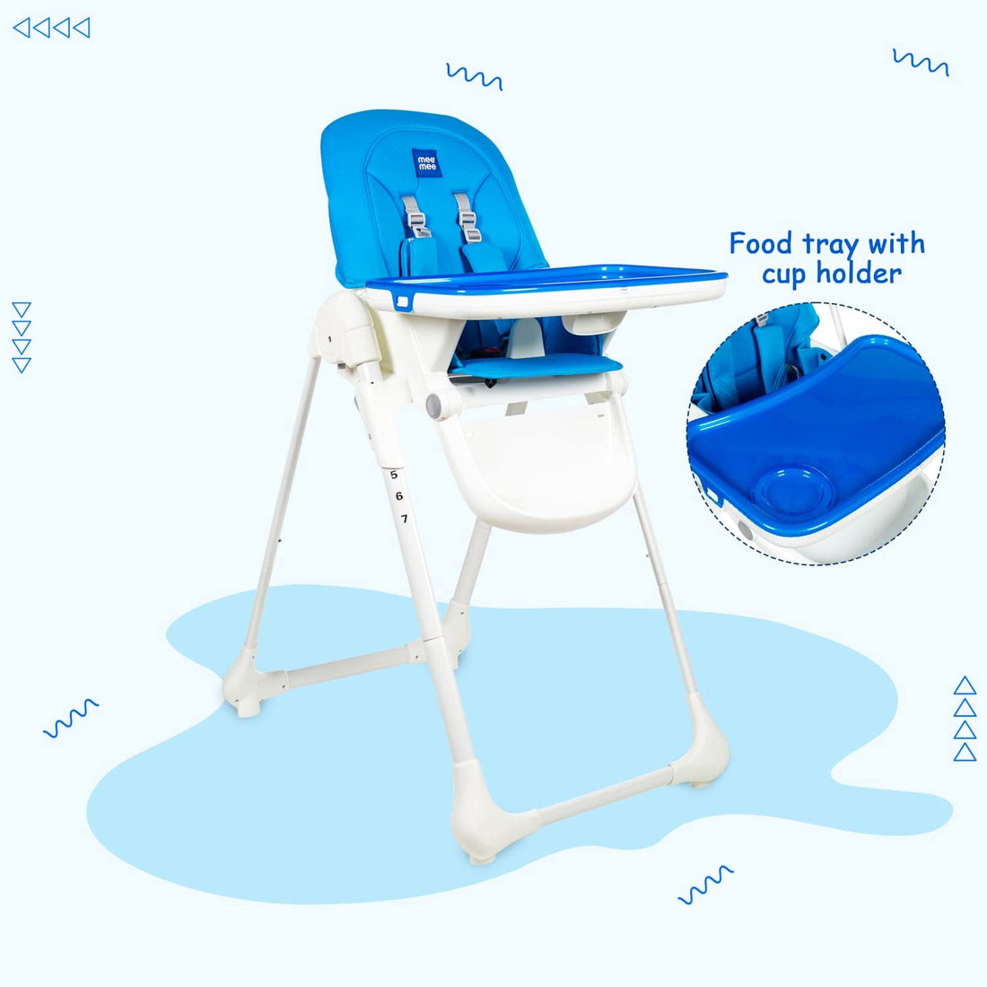 Mee Mee - Advanced Premium Baby High Chair with Feeding Tray