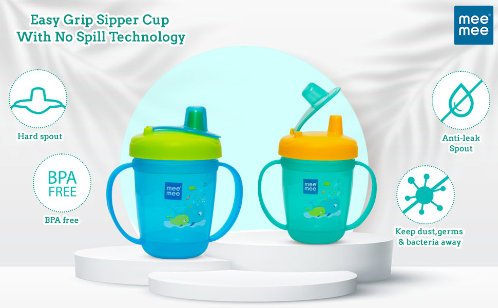 Mee Mee - Sippy Cup’s Non-Spill Function
