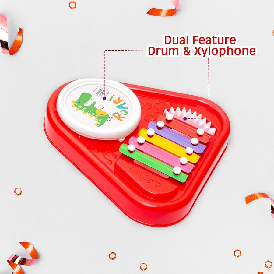 Mee Mee Cheerful Musical Xylophone with Drum