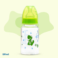 Mee Mee Milk-Safe™  Premium Glass Feeding Bottle with Anti-Colic Teat | 4oz