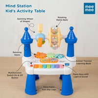 Mee Mee Mind Station Activity Table for Babies 6M+ | Musical Learning Table with Light-Up Piano Keys
