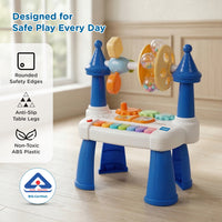Mee Mee Mind Station Activity Table for Babies 6M+ | Musical Learning Table with Light-Up Piano Keys