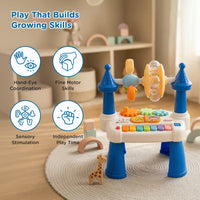Mee Mee Mind Station Activity Table for Babies 6M+ | Musical Learning Table with Light-Up Piano Keys