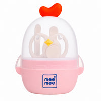 Mee Mee Snip-n-Care 4-in-1 Baby Grooming Kit with Baby Nail Clipper, Scissors, Tweezers & Nail File, BPA Free, Stainless Steel, Safe Nail Care Set