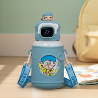 Mee Mee Zippy Sippy 500ml Kids Stainless Steel Water Bottle with Smart Temperature Display | SS316 Steel | 3 Drinking Modes | Leak-Proof Insulated Hot & Cold Bottle | BPA-Free | 2–10 Years