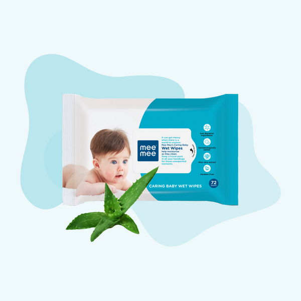 Baby Wet Wipes with Aloe Vera Extracts 72 Pcs Mee Mee –