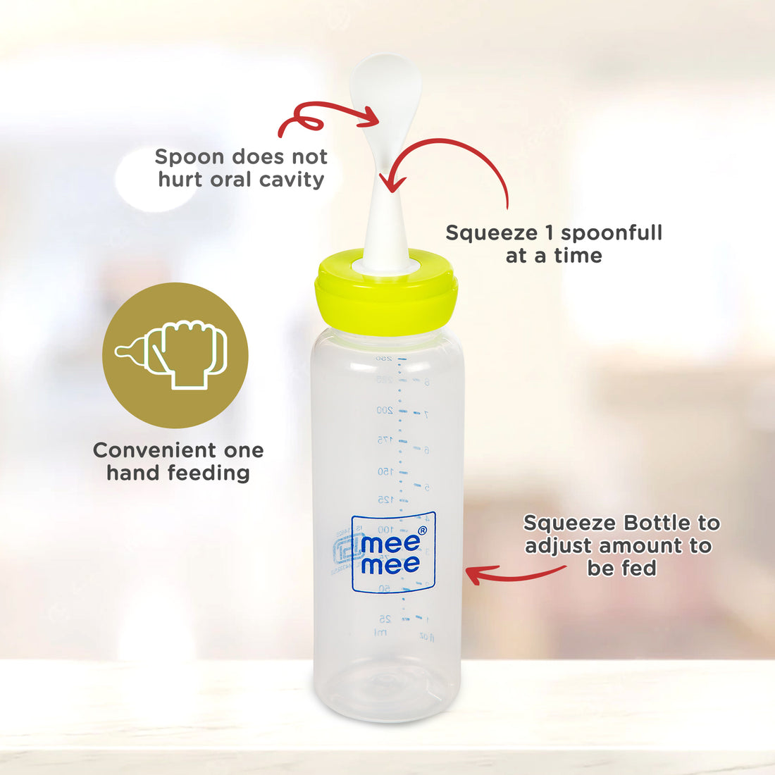 Mee Mee - Easy to Squeeze Baby Feeding Bottle