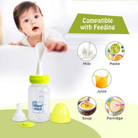 Mee Mee 2 In 1 Baby Feeding Bottle With Detachable Spoon (125ml)