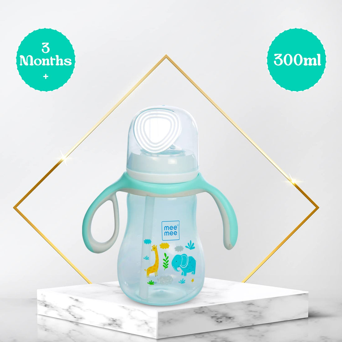 Mee Mee - Kids Sippy Cup with Soft Silicone Spout & Straw