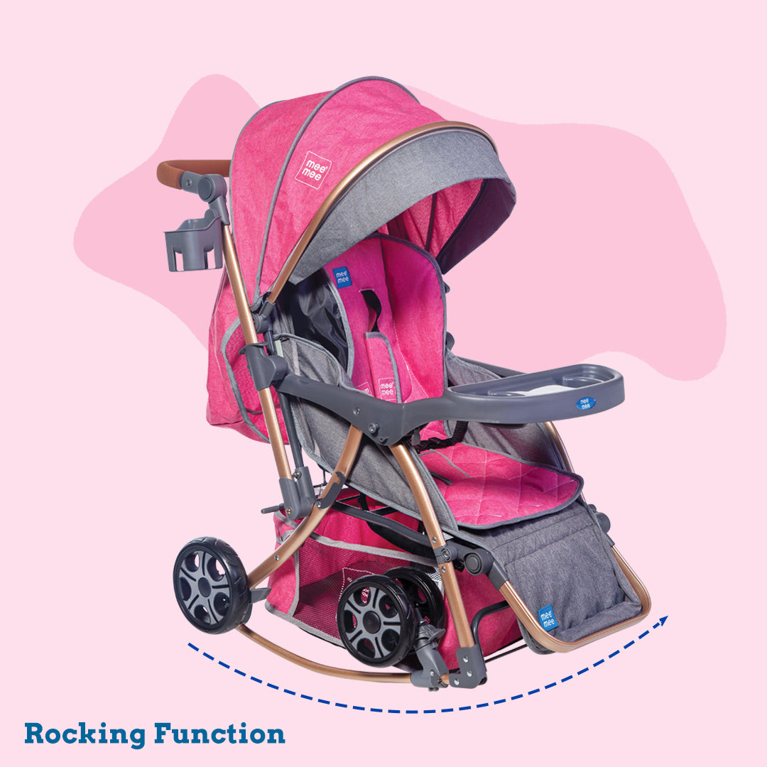 Mee Mee - Baby Pram Stroller with Rocking Function