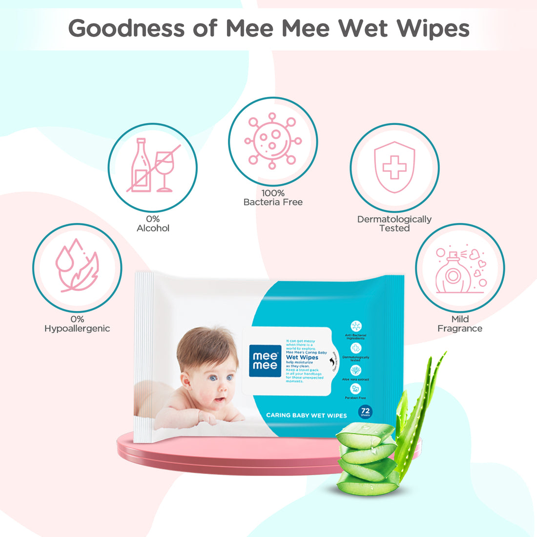 Mee Mee - New Born Gift Set with Wet Wipes