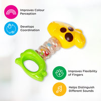 Mee Mee - Develop Hand-Eye Coordination with Baby Rattle