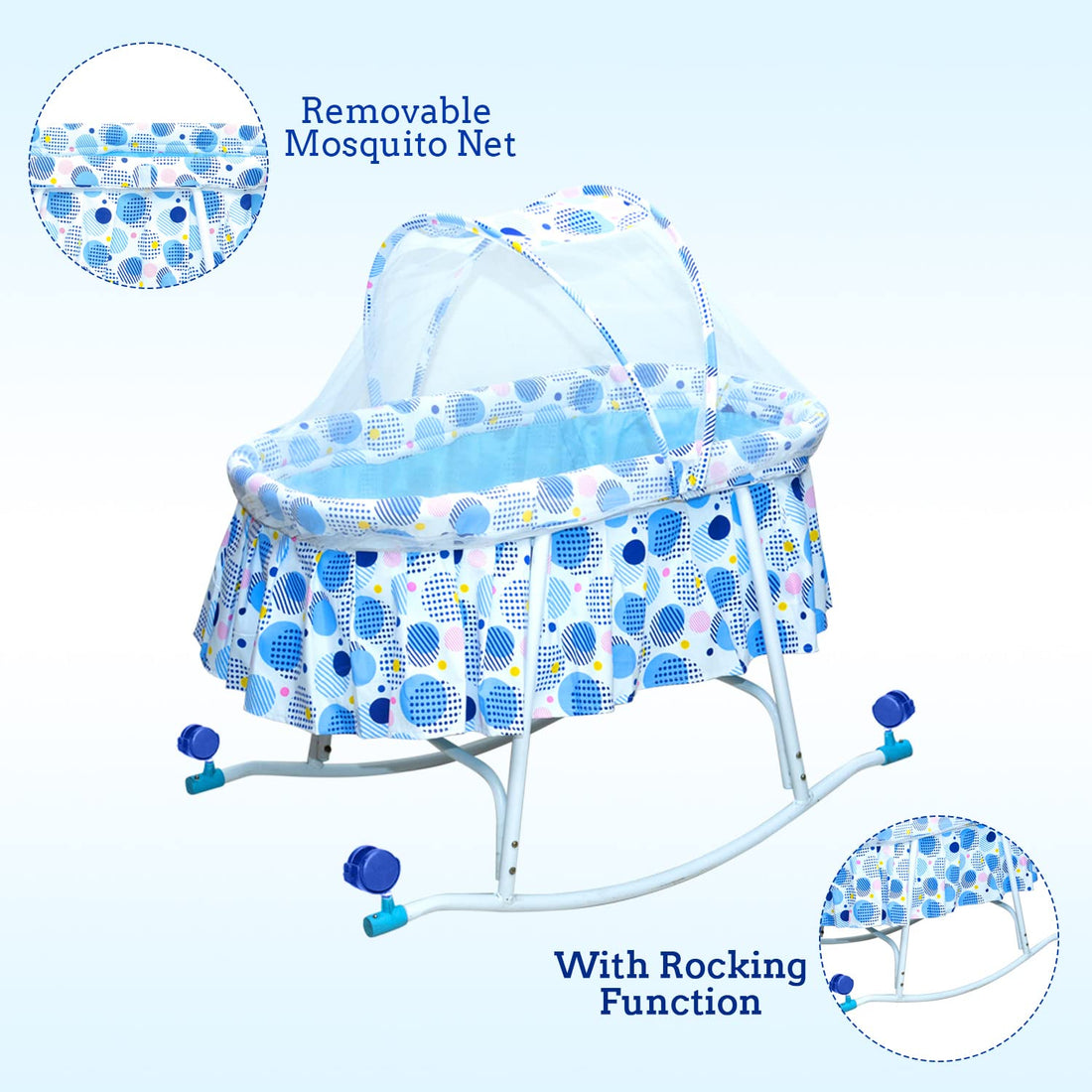 Mee Mee - Removable Mosquito Net with Rocking Function