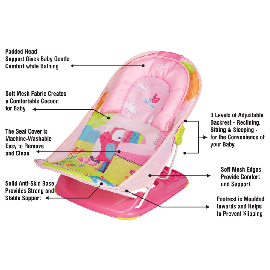 Mee Mee - Compact Anti-Skid Baby Bather with Reclining Seat