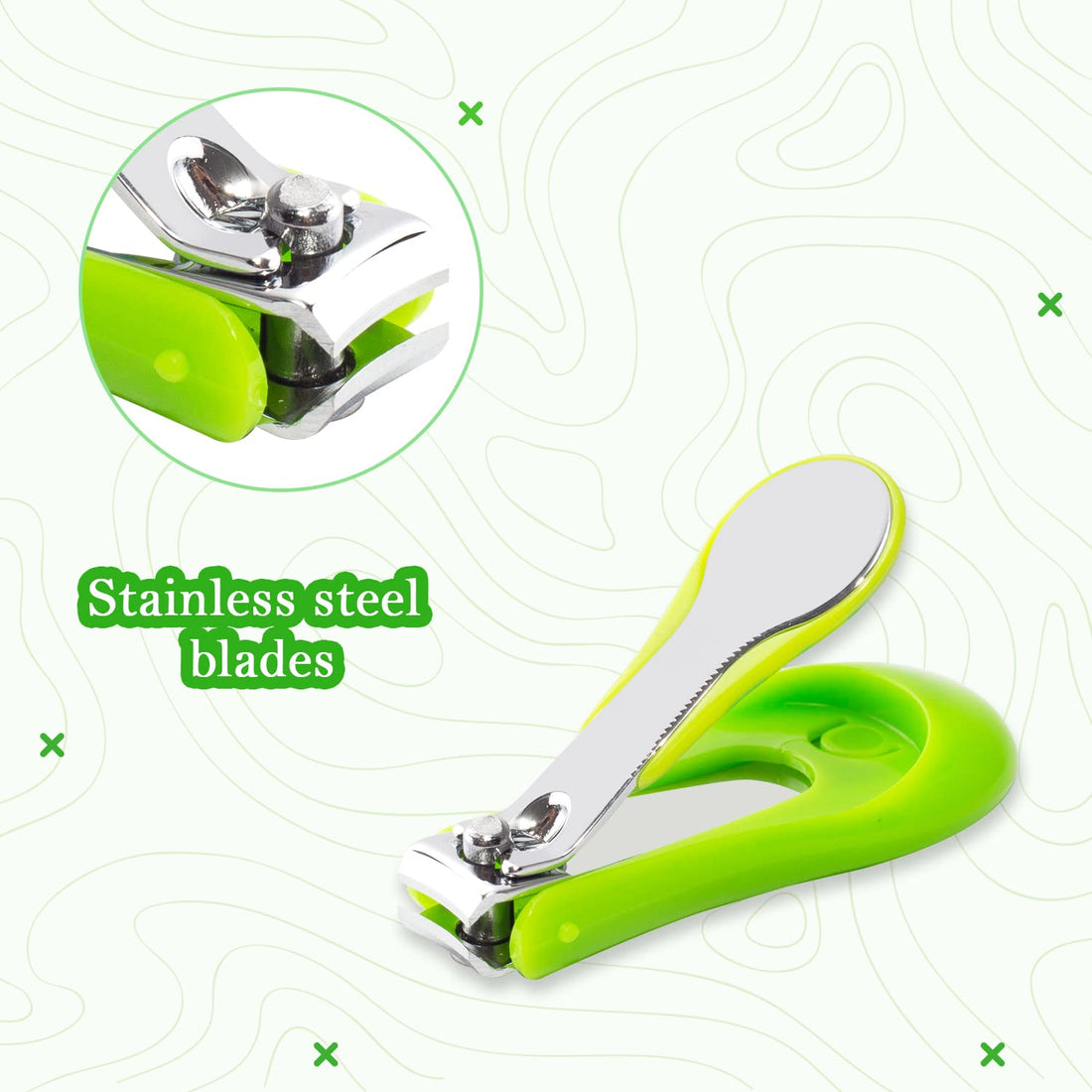 Mee Mee - Nail Clipper with Premium Quality Stainless Steel Blades