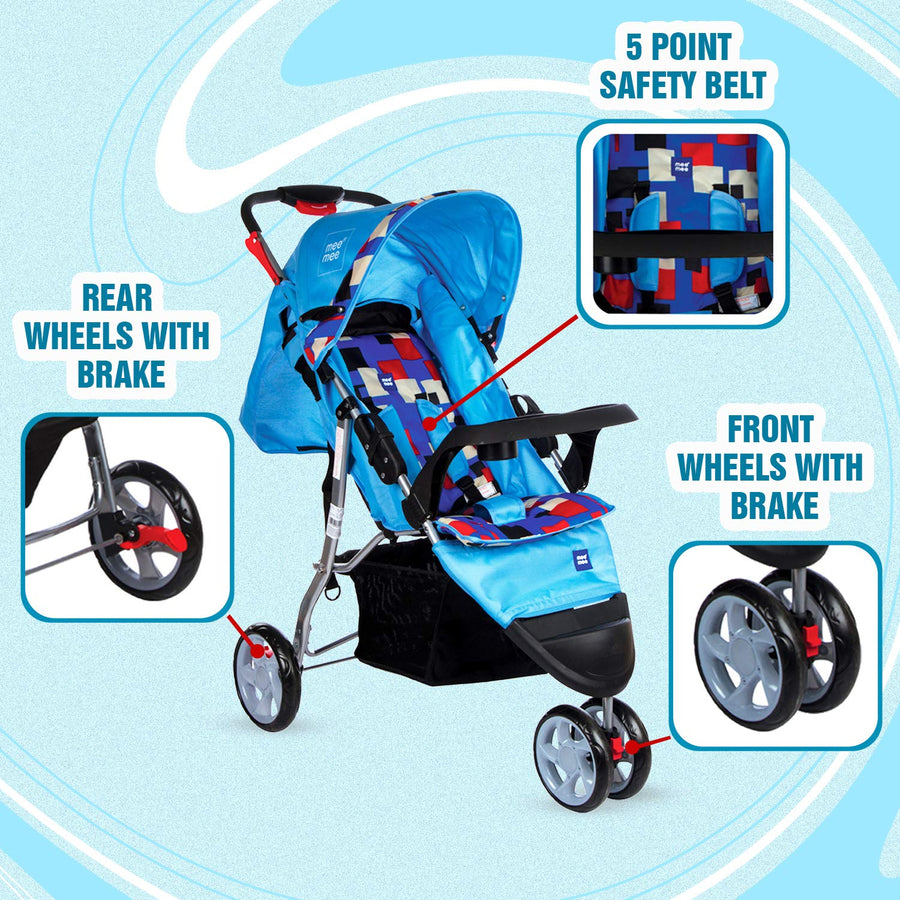Mee Mee - Jogger Stroller with Quick one-hand fold