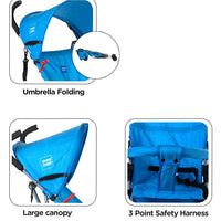 Mee Mee - Baby Stroller with Adjustable 3 Point Safety Belt