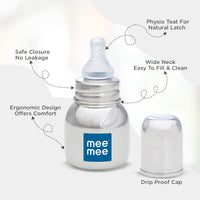 Mee Mee - Baby Feeding Bottle with Eazy-Flo Nipple, 120ML