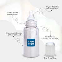 Mee Mee - Travel Friendly Steel Feeding Bottle